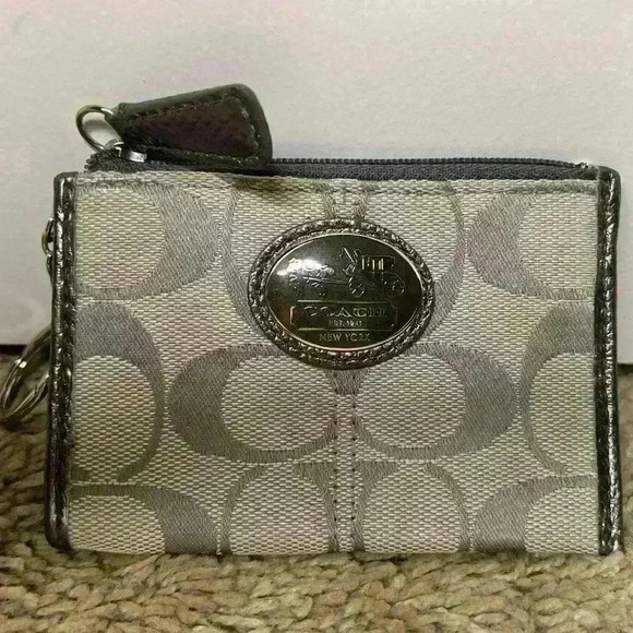 Coach Jacquard C Mini ID/Card Holder - Picture 2 of 7